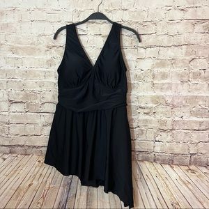 Torrid black dressy tank top size 1